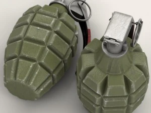 mk 2 grenade 3D Model