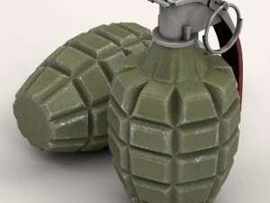 mk 2 grenade 3D Model
