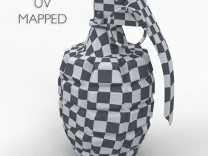 mk 2 grenade 3D Model