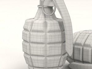 mk 2 grenade 3D-Modell