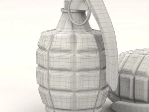 mk 2 grenade 3D Model