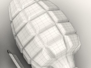 mk 2 grenade 3D-Modell
