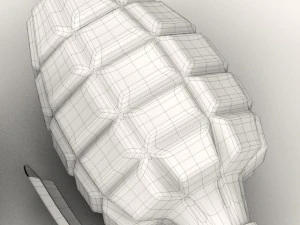 mk 2 grenade 3D Model