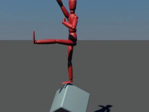 छड़ी मुद्रा 3D मॉडल