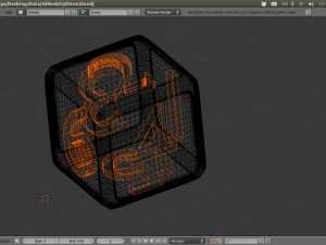 a six dice 3D Model