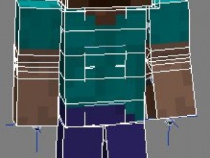official minecraft character 3D Model
