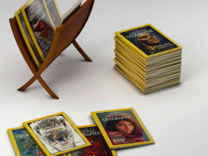 NATIONAL GEOGRAPHIC MAGAZINE 3D MODEL 3D Model