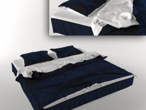 bed linen Modelo 3D