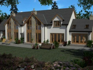 загородный дом 01 3D Модель