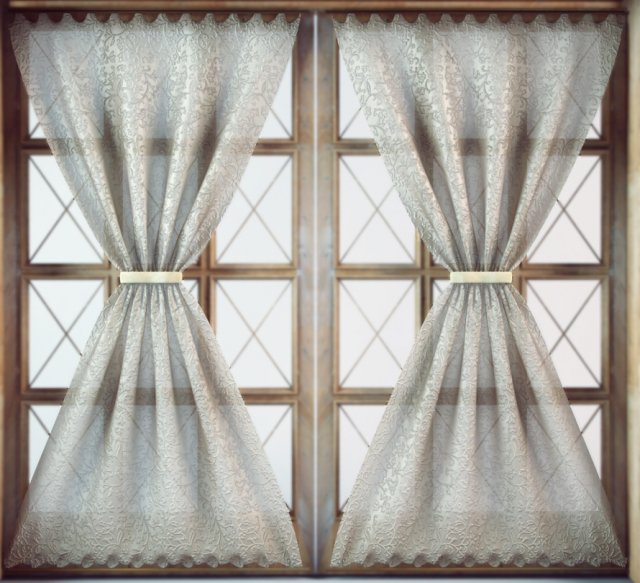 curtains Model 3D .c4d .max .obj .3ds .fbx .stl .blend 