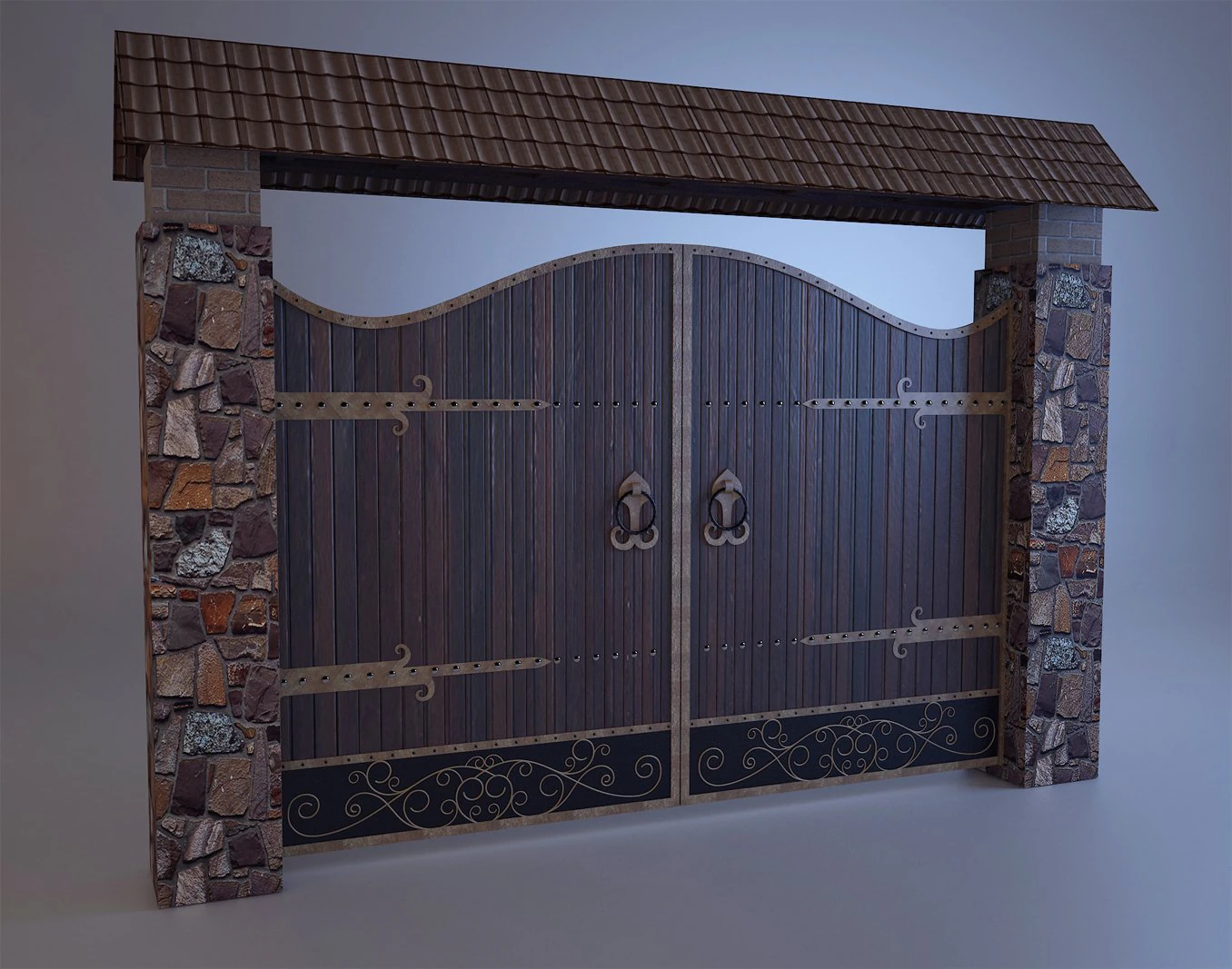 gate 3D Model .c4d .max .obj .3ds .fbx .stl .blend 