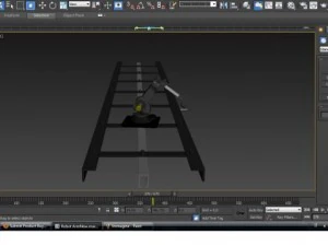 braccio robotico animato Modello 3D
