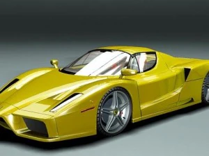 ferrari enzo giallo highpoly Modello 3D