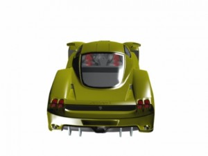 ferrari enzo yellow highpoly 3D Model