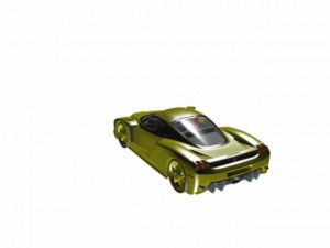 ferrari enzo yellow highpoly 3D Model