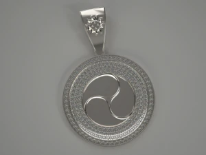 펜던트 3D 프린트 모델