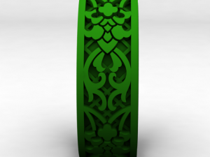 ring with enamel 3D 프린트 모델