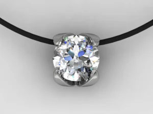 펜던트 3D 프린트 모델