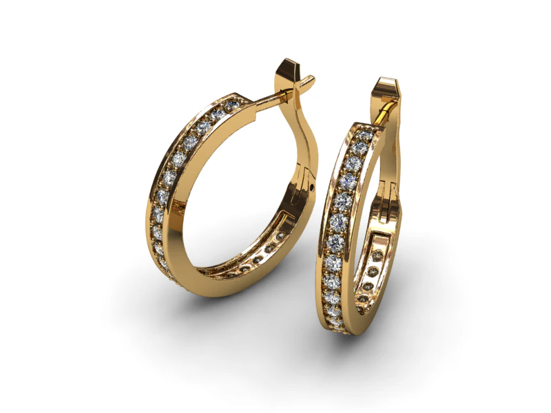 earrings 3D Print Model .c4d .max .obj .3ds .fbx .stl .blend 
