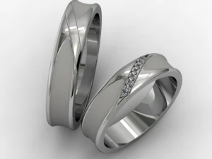 wedding rings 3D Print Model