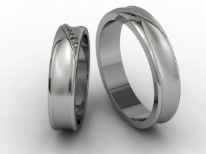 wedding rings 3D Print Model