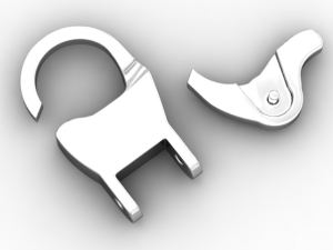 lock  carabin Modelo de Impressão 3D