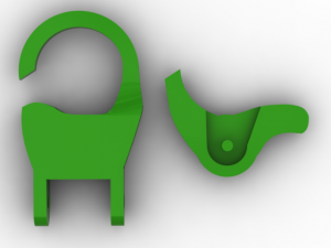 lock  carabin Modelo de Impressão 3D