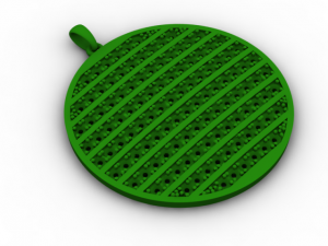 pendant Modelo de Impressão 3D