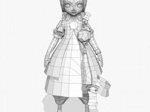 fantasy girl andi 3D 模型