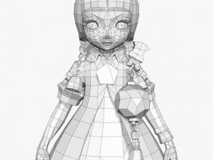 fantasy girl andi 3D 模型
