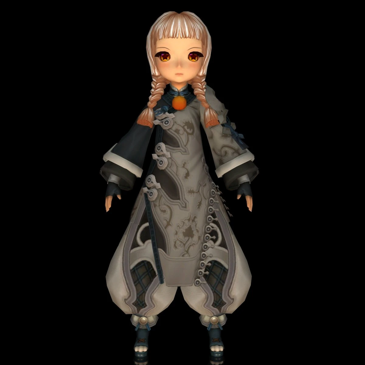 fantasy girl candi 3D Model .c4d .max .obj .3ds .fbx .stl .blend