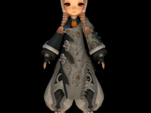 ragazza fantasy candi Modello 3D