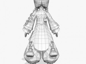fantasy girl candi 3D Model