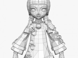 fantasy girl candi 3D Model