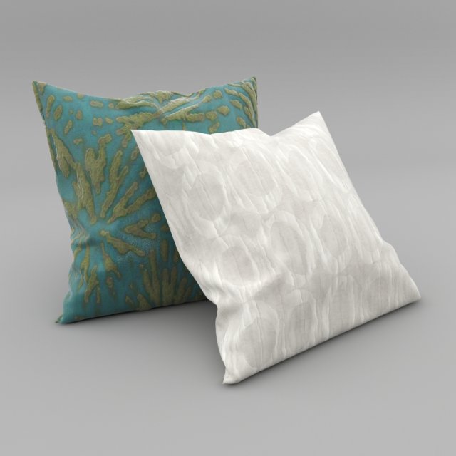 pillows 3D Model .c4d .max .obj .3ds .fbx .stl .blend 