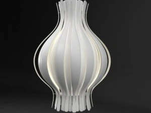 l&aacute;mparas de cebolla Modelo 3D
