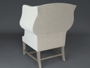 1920s georgian chair 3D Model