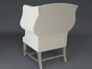 1920s georgian chair 3D Model