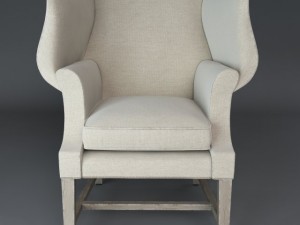 1920s georgian chair 3D Model