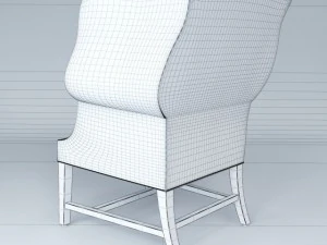 1920s georgian chair 3D Model