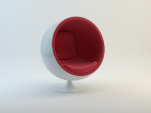 ball chair Modelo 3D