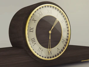 wooden clock 3D Model