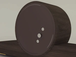 wooden clock 3D Model