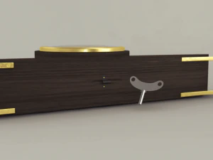 wooden clock 3D Model