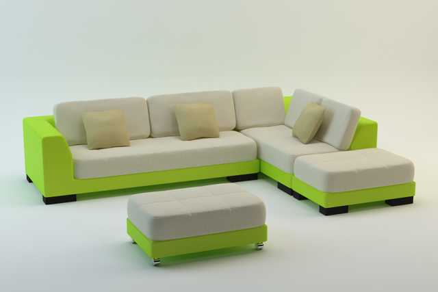 modern sofa 3D 모델 .c4d .max .obj .3ds .fbx .stl .blend