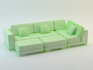 modern sofa 3D Model