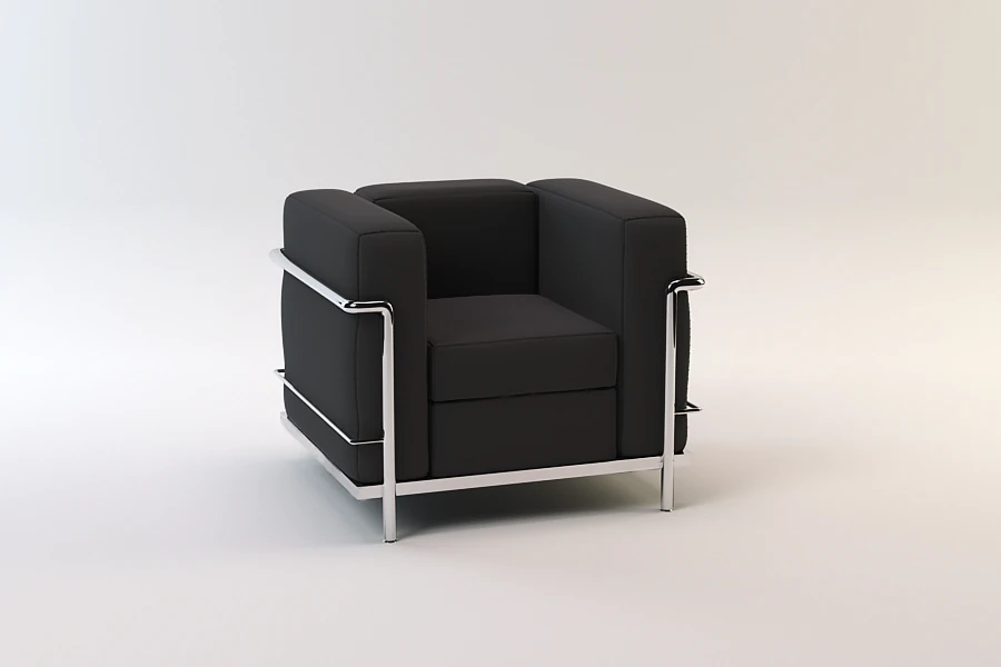 grand armchair 3D Model .c4d .max .obj .3ds .fbx .stl .blend
