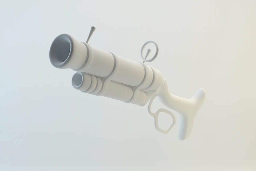 dota 2 snipers rifle 3D Model .c4d .max .obj .3ds .fbx .stl .blend 