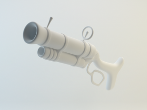 dota 2 snipers rifle 3D Model