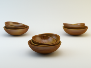 wooden cup Modelo 3D